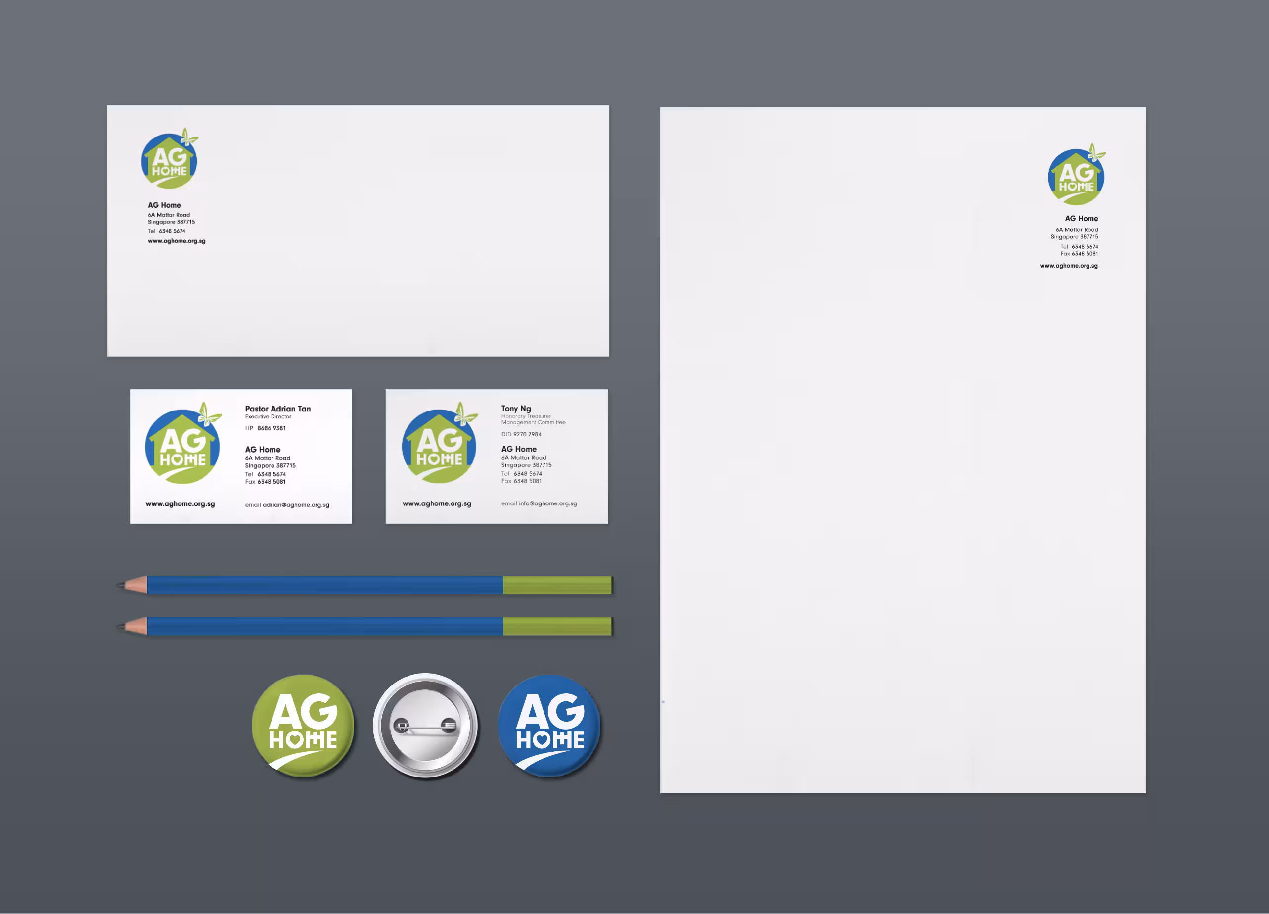 AG Home, Stationery Design | Ease Communications