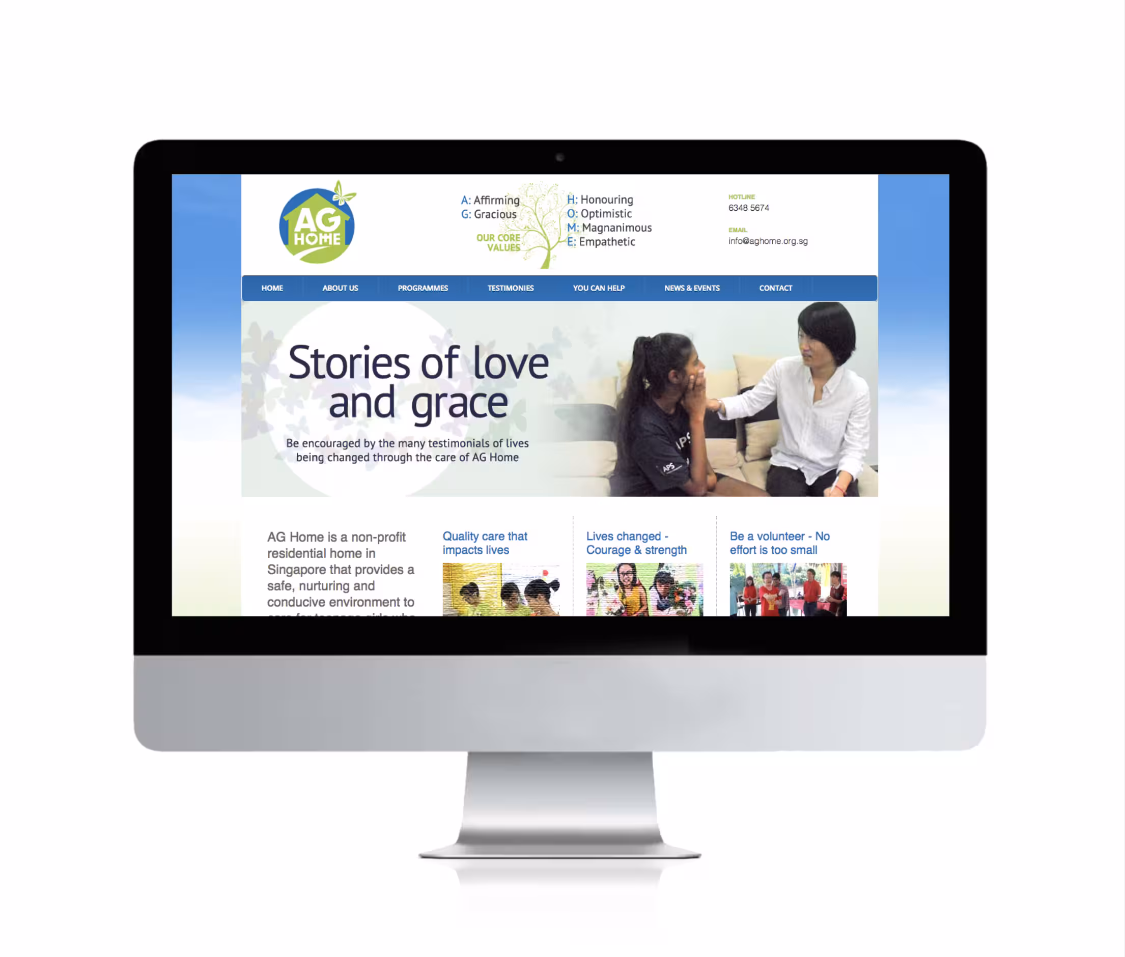 AG Home, Web Design | Ease Communications
