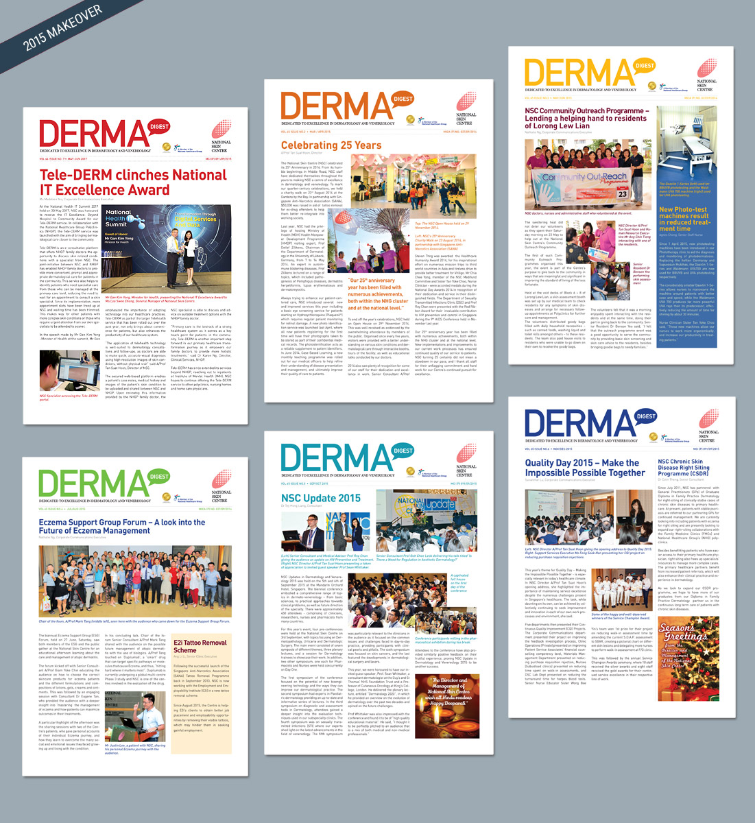 Derma Digest, Corporate Newsletter Design