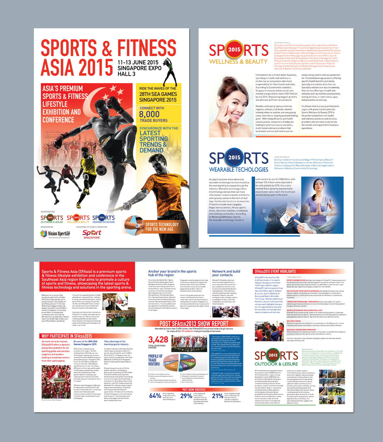 Sports & Fitness Asia Show Brochure, Ease Communications