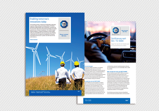 Corporate Brochure Design, Ease Communications